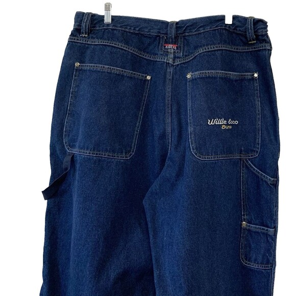 Vintage 90s NAS Willie Esco Duns Jeans Mens 36X32 Baggy Streetwear Hip Hop - Picture 6 of 14